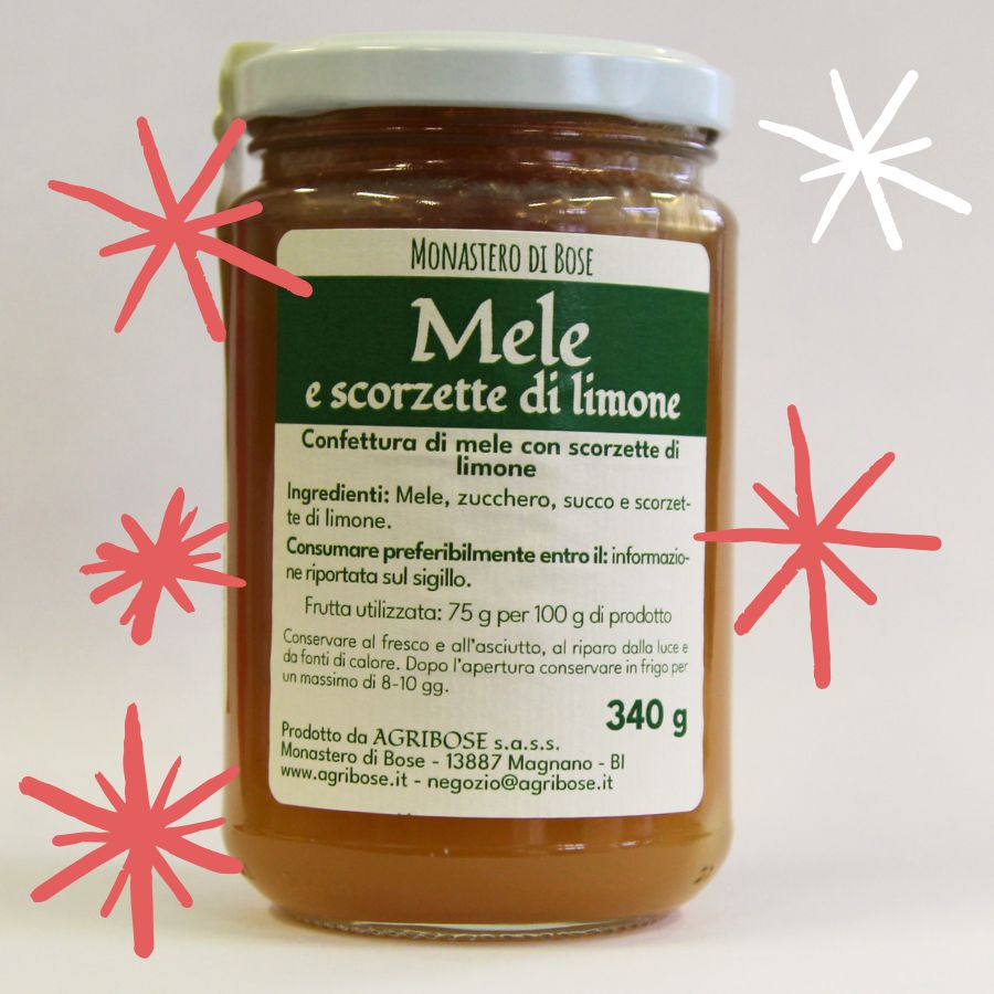 Confettura di Mele e scorzette di limone