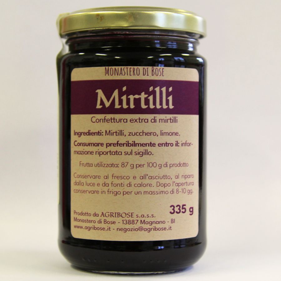 Confettura extra di mirtilli